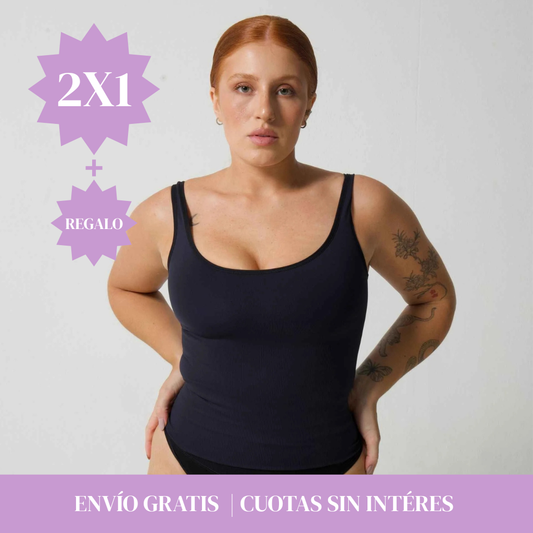 Musculosa Reductora 2x1 + Colaless de REGALO