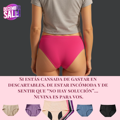 Bombachas antifugas, cómoda y segura. OFERTA SOLO POR DICIEMBRE