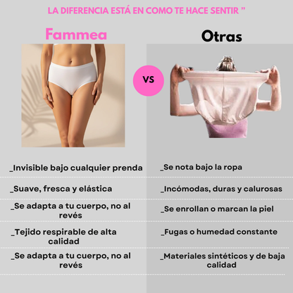 Bombachas antifugas, cómoda y segura. OFERTA SOLO POR DICIEMBRE