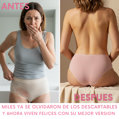 Bombachas antifugas, cómoda y segura. OFERTA SOLO POR DICIEMBRE